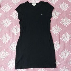 Calvin Klein Black T-Shirt Dress